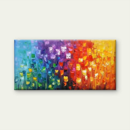 Abstract Brush Strokes Wall Art Canvas Office Home Room Framed 120x60cm - Bella Home Decor