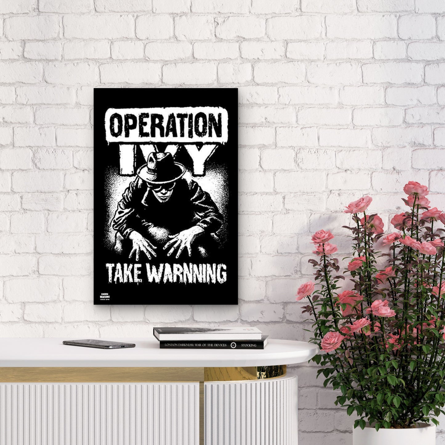 Featuring Operation Inviky Warning Metal Print Ready to Hang - Bella Home Decor