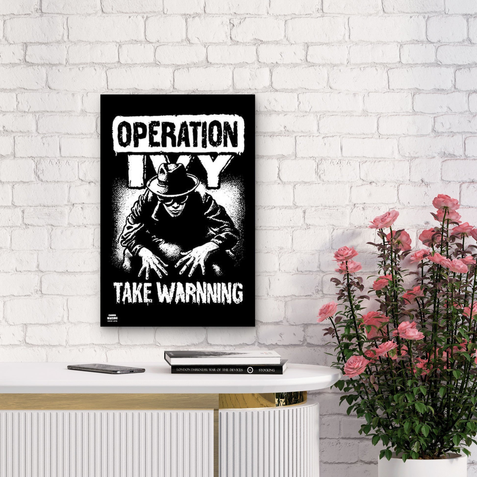 Featuring Operation Inviky Warning Metal Print Ready to Hang - Bella Home Decor