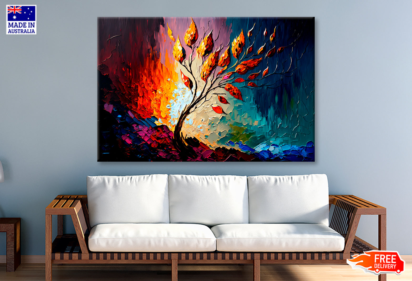 Illustration Abstract Floral Oil Painting Wall Art Limited Edition High Quality Print