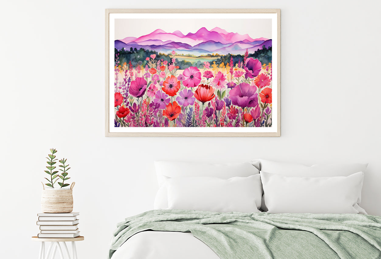 Painting Of a Group of Poppy Flowers Home Decor Premium Quality Poster Print Choose Your Sizes - Bella Home Decor