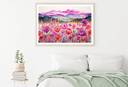 Painting Of a Group of Poppy Flowers Home Decor Premium Quality Poster Print Choose Your Sizes - Bella Home Decor