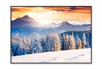 Fantastic Evening Winter Landscape Home Decor Premium Quality Poster Print Choose Your Sizes