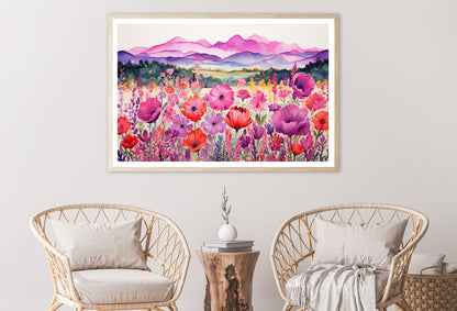 Painting Of a Group of Poppy Flowers Home Decor Premium Quality Poster Print Choose Your Sizes - Bella Home Decor
