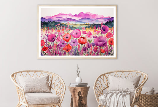 Painting Of a Group of Poppy Flowers Home Decor Premium Quality Poster Print Choose Your Sizes - Bella Home Decor