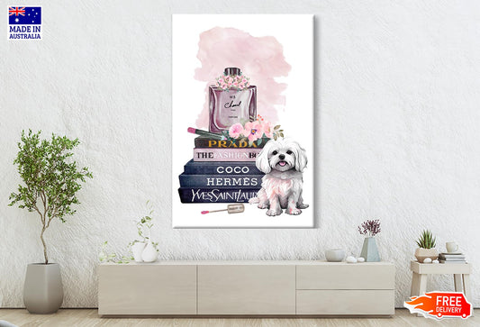 Perfume Maltese Dog Wall Art Limited Edition High Quality Print