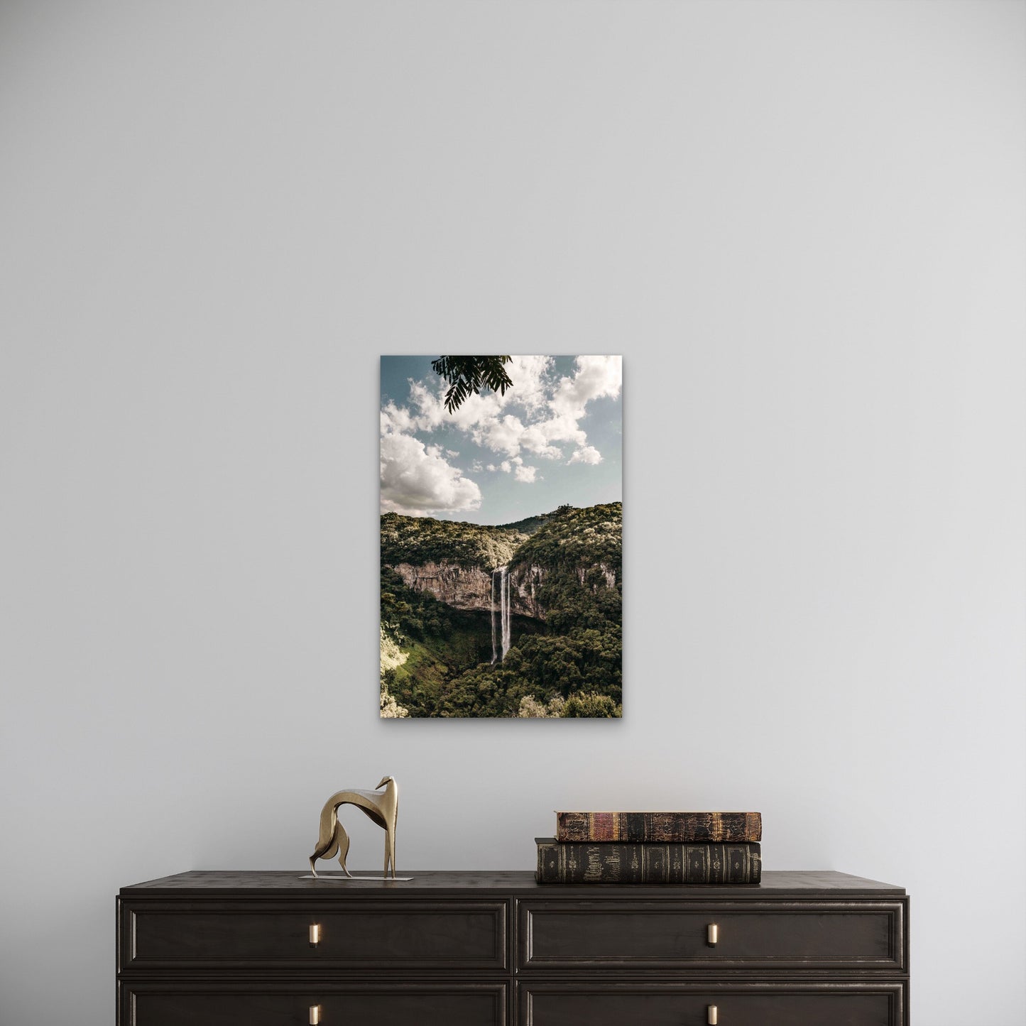 Waterfall in Canela, Rio Grande do Sul 60x90cm Metal Print Ready to Hang