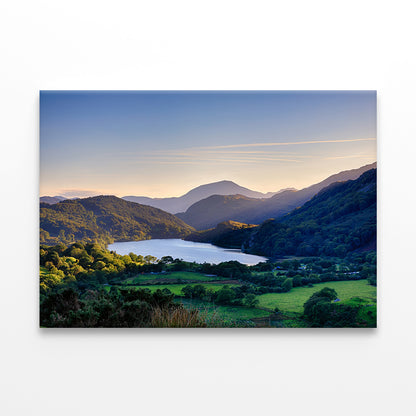 Sunset Over Llyn Gwynant, Wales  Wall Art Decor 100% Australian Made