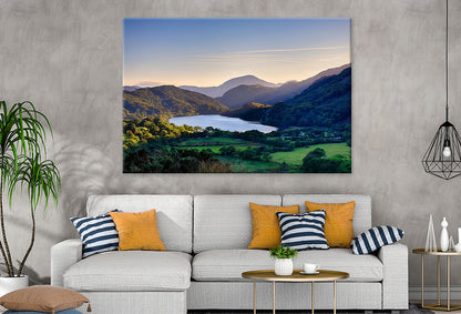 Sunset Over Llyn Gwynant, Wales  Wall Art Decor 100% Australian Made
