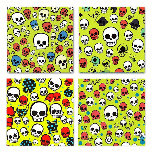 4pcs Personality head Room Decor Home  HR Wall Art Canvas Framed