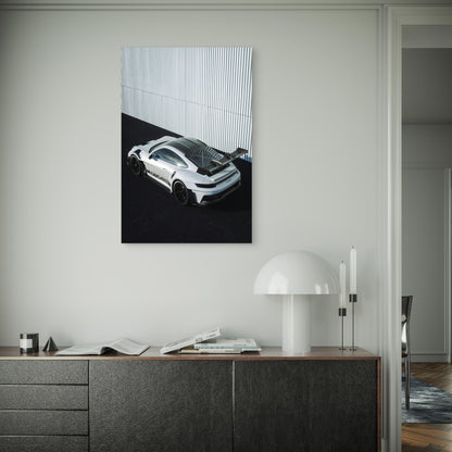 Luxury Porsche GT3RS Racing Sports Car 40x60cm Metal Print Ready to Hang