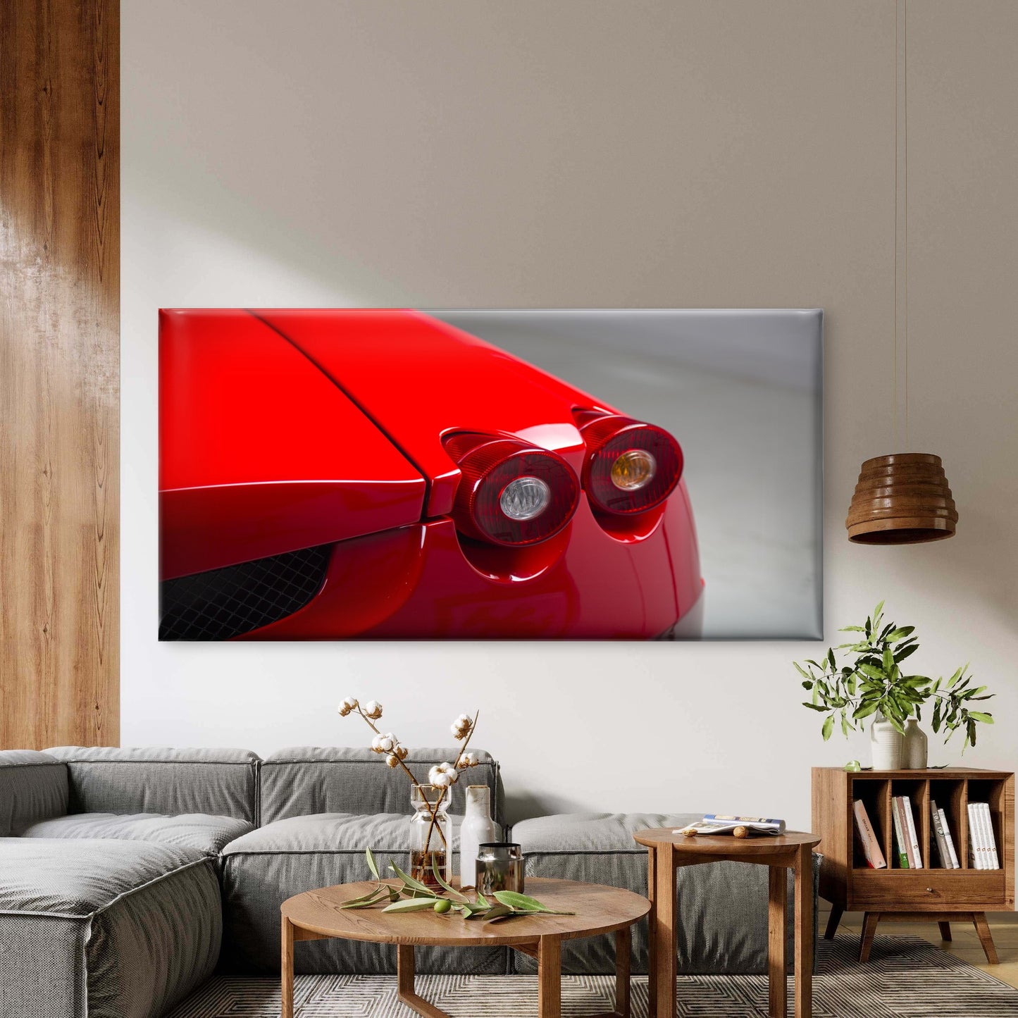 Painting of the Ferrari Enzo Wall Art Canvas Office Home Room Framed 120x60cm