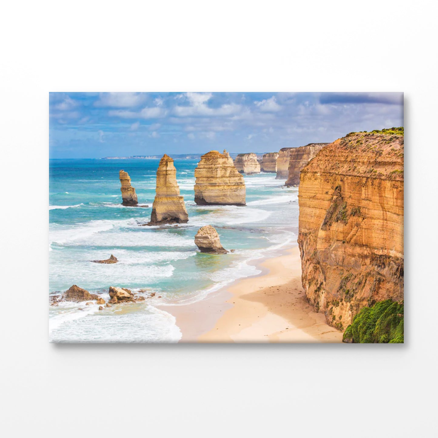 Bella Home 12 Apostles Rock With Sky Print Canvas Ready to hang