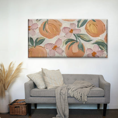 Abstract Fruit Designs Wall Art Canvas Office Home Room Framed 120x60cm - Bella Home Decor