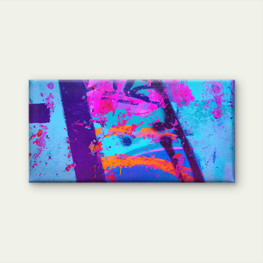 Modern Pink Spray Paint Mesh Wall Art Canvas Office Home Room Framed 120x60cm
