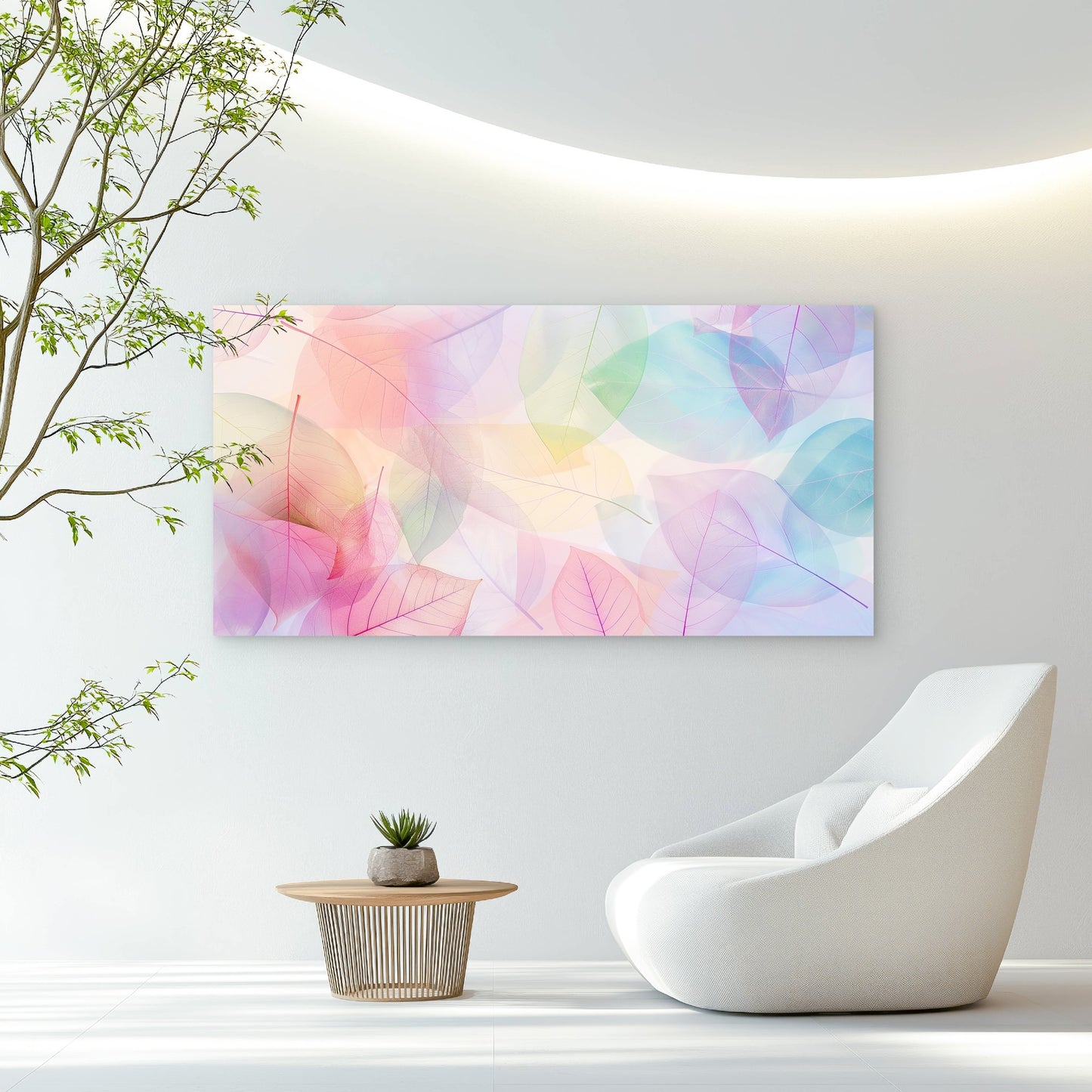 Radiant Petals Gilded Veins Wall Art Canvas Office Home Room Framed 120x60cm - Bella Home Decor