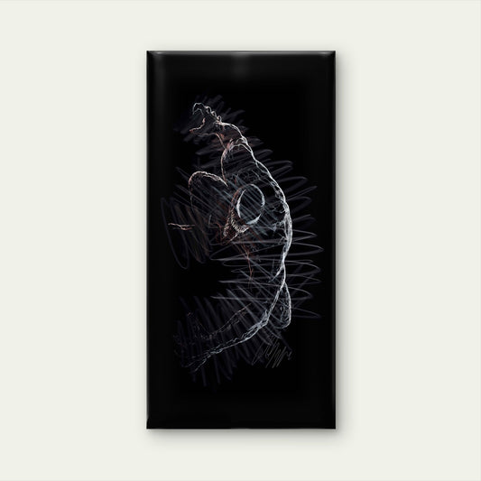 Alien Symbiote Monster Sketch Wall Art Canvas Office Home Room Framed 120x60cm