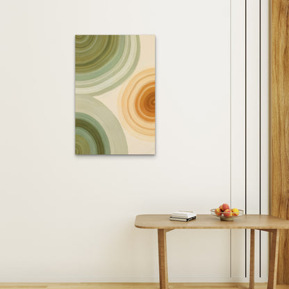 Woodland Harmony Abstract Design 40x60cm Metal Print Ready to Hang
