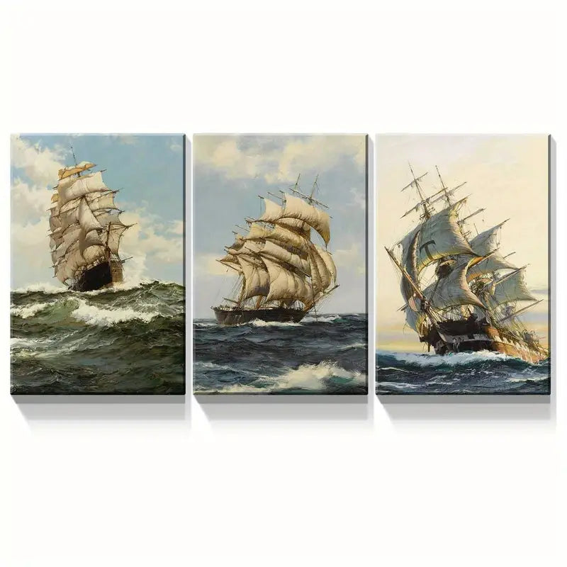 3pcs Butterfly Fantasy Girls Metal Print Ready to Hang Art - Bella Home Decor
