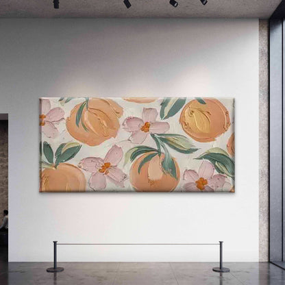 Abstract Fruit Designs Wall Art Canvas Office Home Room Framed 120x60cm - Bella Home Decor
