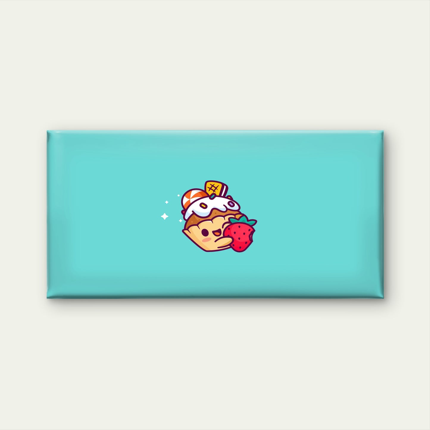 Cute Dessert Frosted Cupcake Wall Art Canvas Office Home Room Framed 120x60cm
