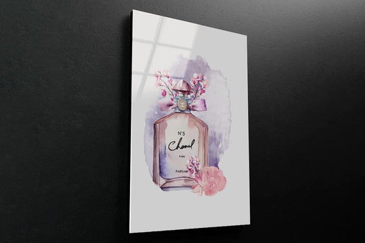 Purple Pink Perfume 3D Design Acrylic Glass Print Tempered Glass Wall Art 100% Made in Australia Ready to Hang