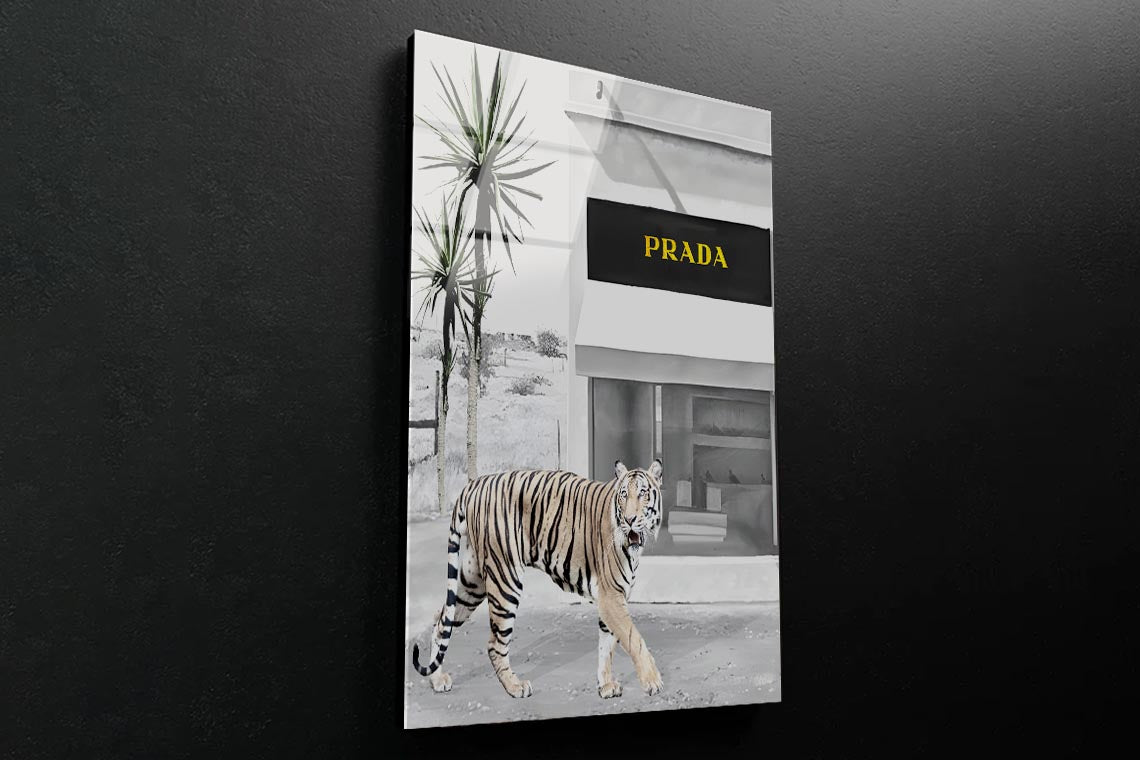 Tiger Fashion Store 3D Design Acrylic Glass Print Tempered Glass Wall Art 100% Made in Australia Ready to Hang