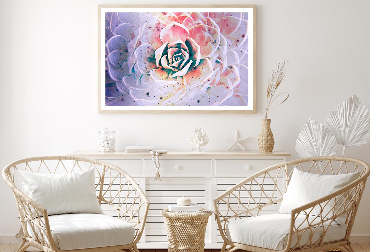 White Mexican Rose closeup Home Decor Premium Quality Poster Print Choose Your Sizes