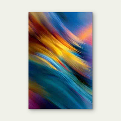 Featuring Vibrant Color Motion, Metal Print Ready to Hang - Bella Home Decor