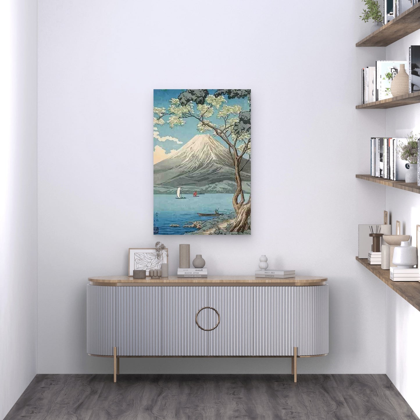 Mount Fuji 60x90cm Metal Print Ready to Hang