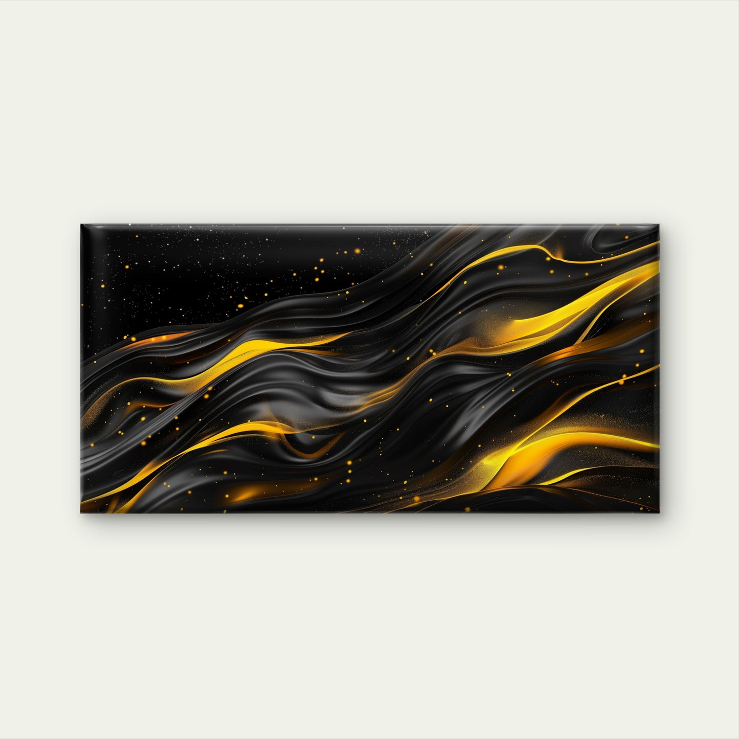 Elegant Black Texture Abstract Wall Art Canvas Office Home Room Framed 120x60cm