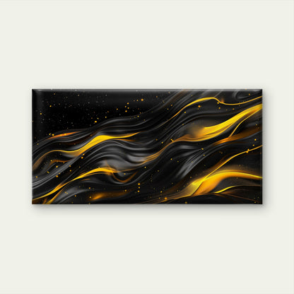 Elegant Black Texture Abstract Wall Art Canvas Office Home Room Framed 120x60cm