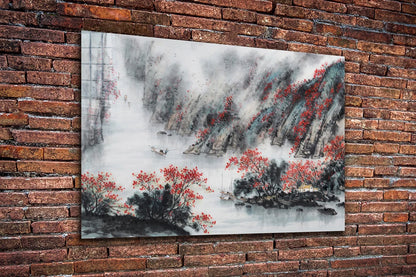 Japanese Style Painting UV Direct Aluminum Print Australian Made Quality