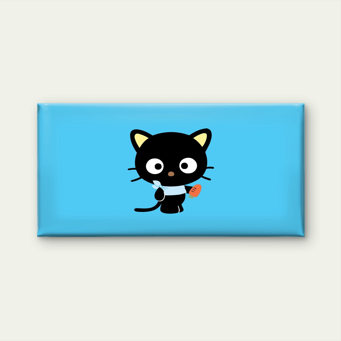 Cute Black Cat Chococat Wall Art Canvas Office Home Room Framed 120x60cm