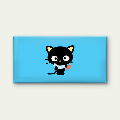 Cute Black Cat Chococat Wall Art Canvas Office Home Room Framed 120x60cm