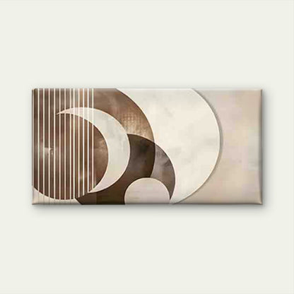 Geometric Abstract Arcs Wall Art Canvas Office Home Room Framed 120x60cm - Bella Home Decor