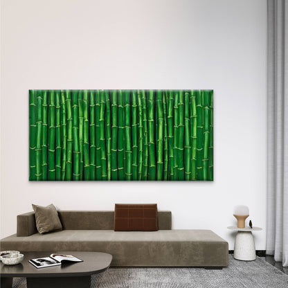 Zen Botanical Landscape, Retro Wall Art Canvas Office Home Room Framed 120x60cm