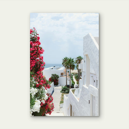 Scenic View Of Tarifa A Coastal Town In Spain 60x90cm Metal Print Ready to Hang