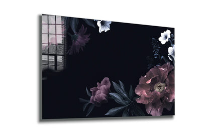 Flowers Leaves Painting UV Direct Aluminum Print Australian Made Quality