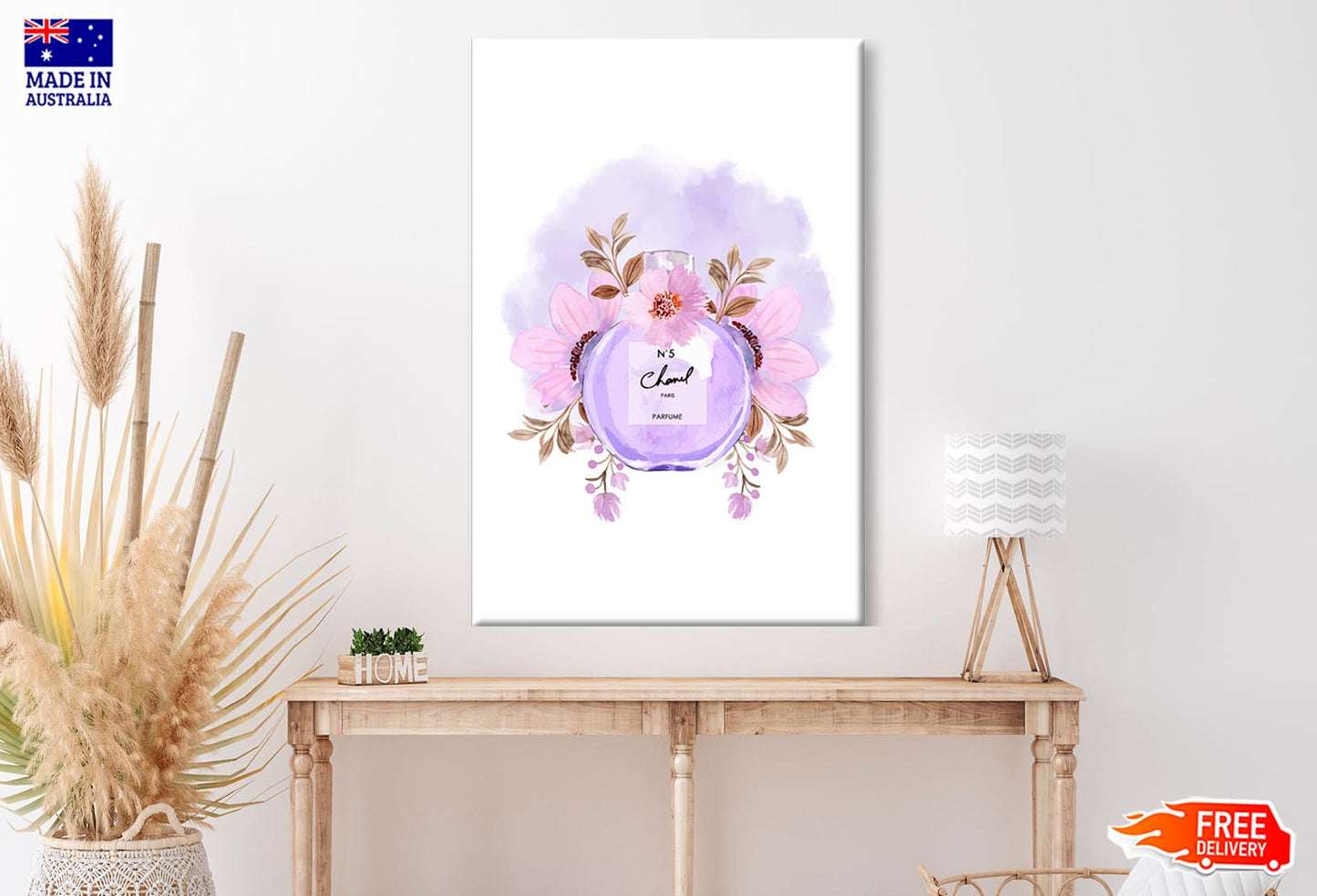 Perfume and Flowers Wall Art Limited Edition High Quality Print