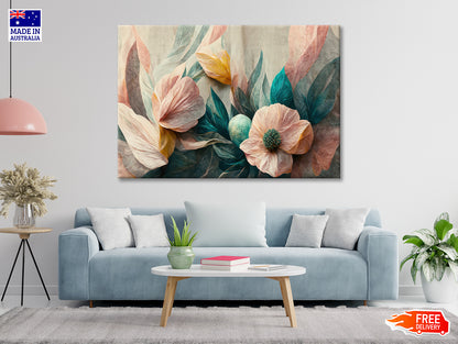 Flowers Watercolor Art Print 100% Australian Made - Bella Home Decor