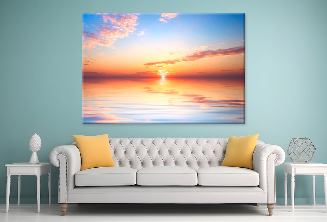 Bright Sky and Sundown, Abstract Wall Art Decor 100% Australian Made - Bella Home Decor