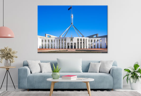 Canberra ACT Australia City Skyline Wall Art Decor 100% Australian Made