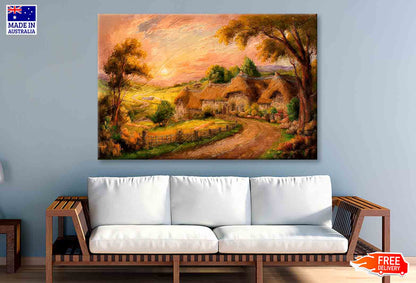 Paintings Rural Landscape Wall Art Limited Edition High Quality Print