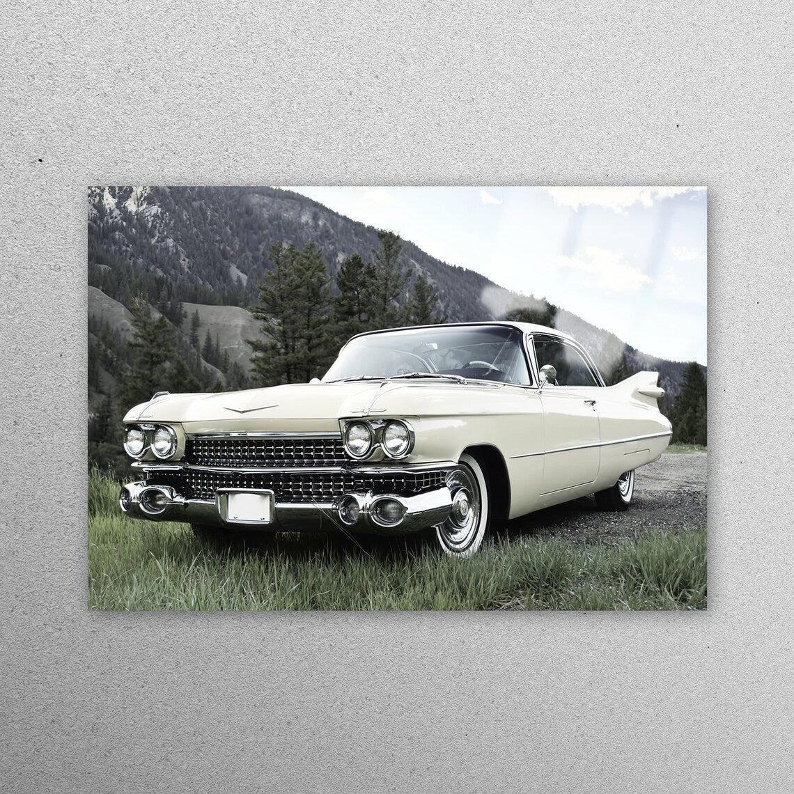 Vintage Car Retro Wall Art Acrylic Glass Print Tempered Glass Wall Art 100% Made in Australia Ready to Hang