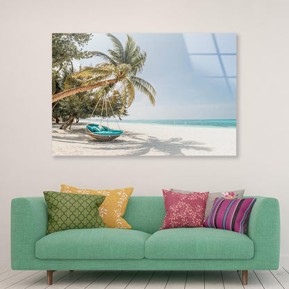 Beach Swing Acrylic Glass Print Tempered Glass Wall Art 100% Made in Australia Ready to Hang