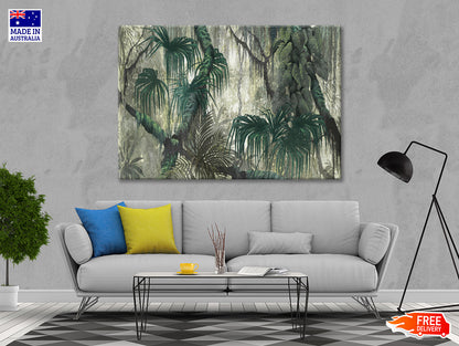 Tropical Plants and Trees Print 100% Australian Made - Bella Home Decor