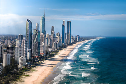 Gold Coast Queensland Beach Wall Art Decor 100% Australian Made