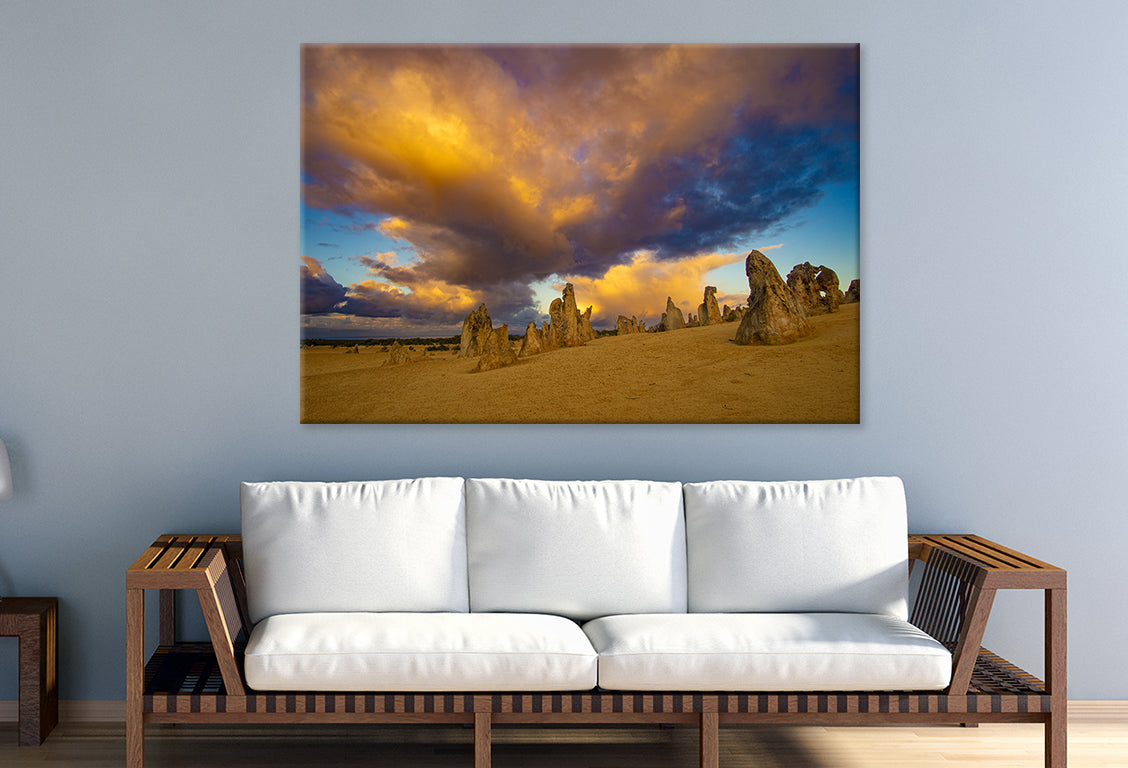 The Pinnacles Desert Western Australia Morning View Wall Art Decor 100% Australian Made