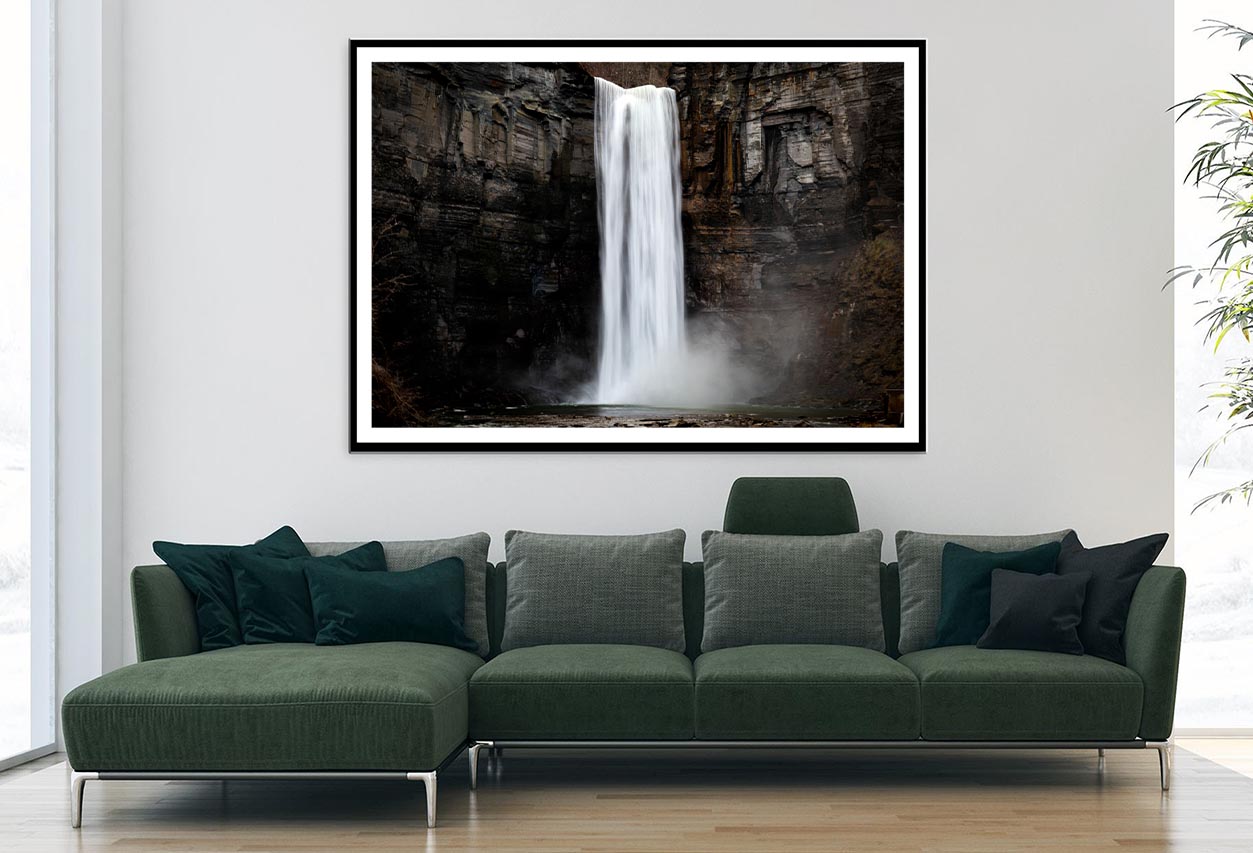 Taughannock Falls a Silky-Smooth Waterfall Home Decor Premium Quality Poster Print Choose Your Sizes